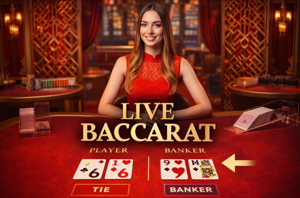 Live Baccarat at the casino