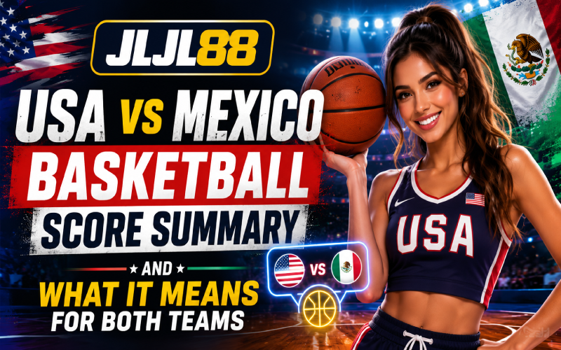 usa vs mexico basketball score